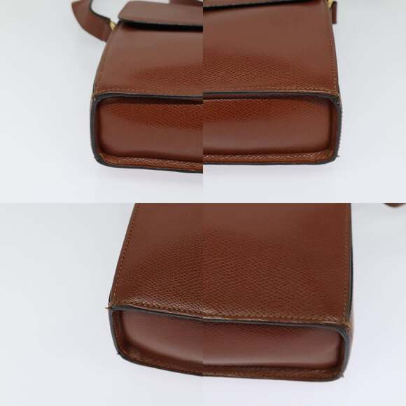 CELINE Shoulder Bag Leather Brown - Picture 10 of 13